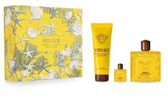 Estuche Versace Eros Energy Hombre EDT 3Pz Perfume 100ml + Perfume Mini + Gel De Ducha